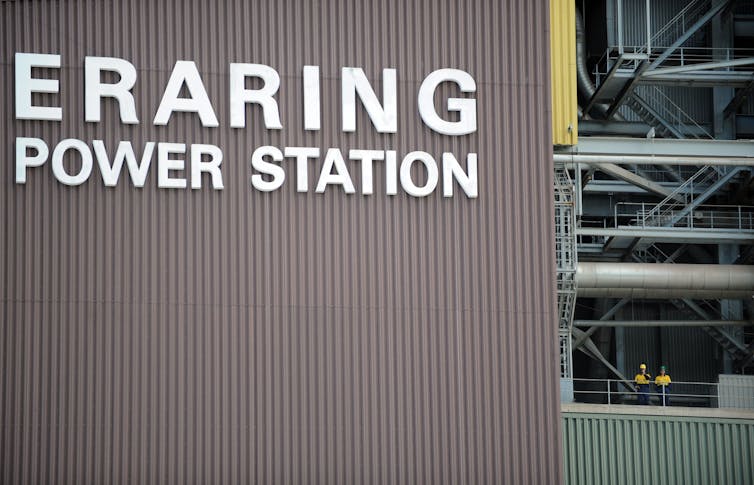 sign reading 'Eraring power station'