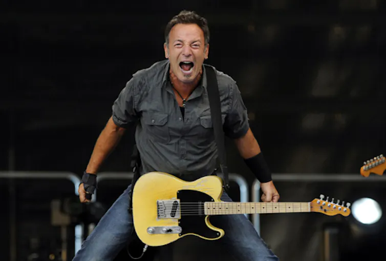 Le chanteur Bruce Springsteen