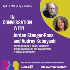 'In Conversation With' event poster
