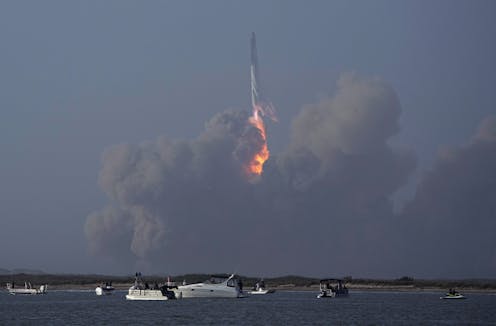 SpaceX launches most powerful rocket in history in explosive debut – like many first liftoffs, Starship's test was a successful failure