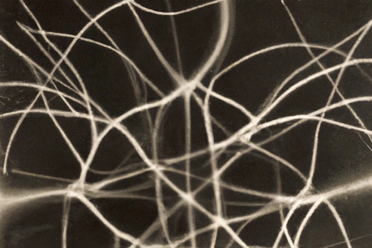 An illustration of a network of wires.