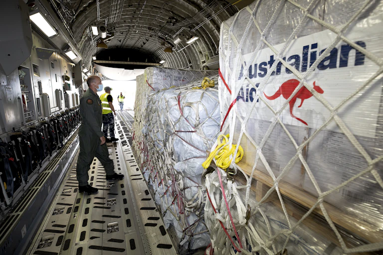 air force aid to tonga