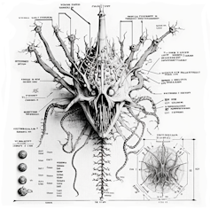 Hypothetical patent filing for a self-aware machine, generated by an artificial intelligence from just a few words.