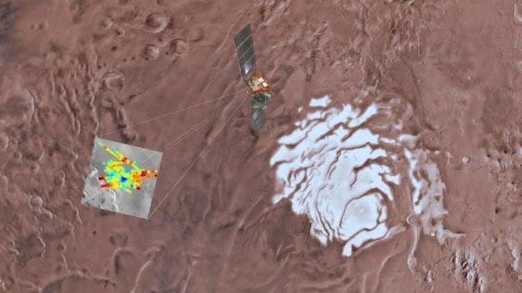Las nuevas misiones a Marte desvelan abundante agua oculta en su interior