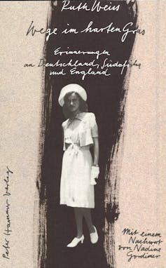 A book cover featuring a young woman in a hat and two-piece outfit.
