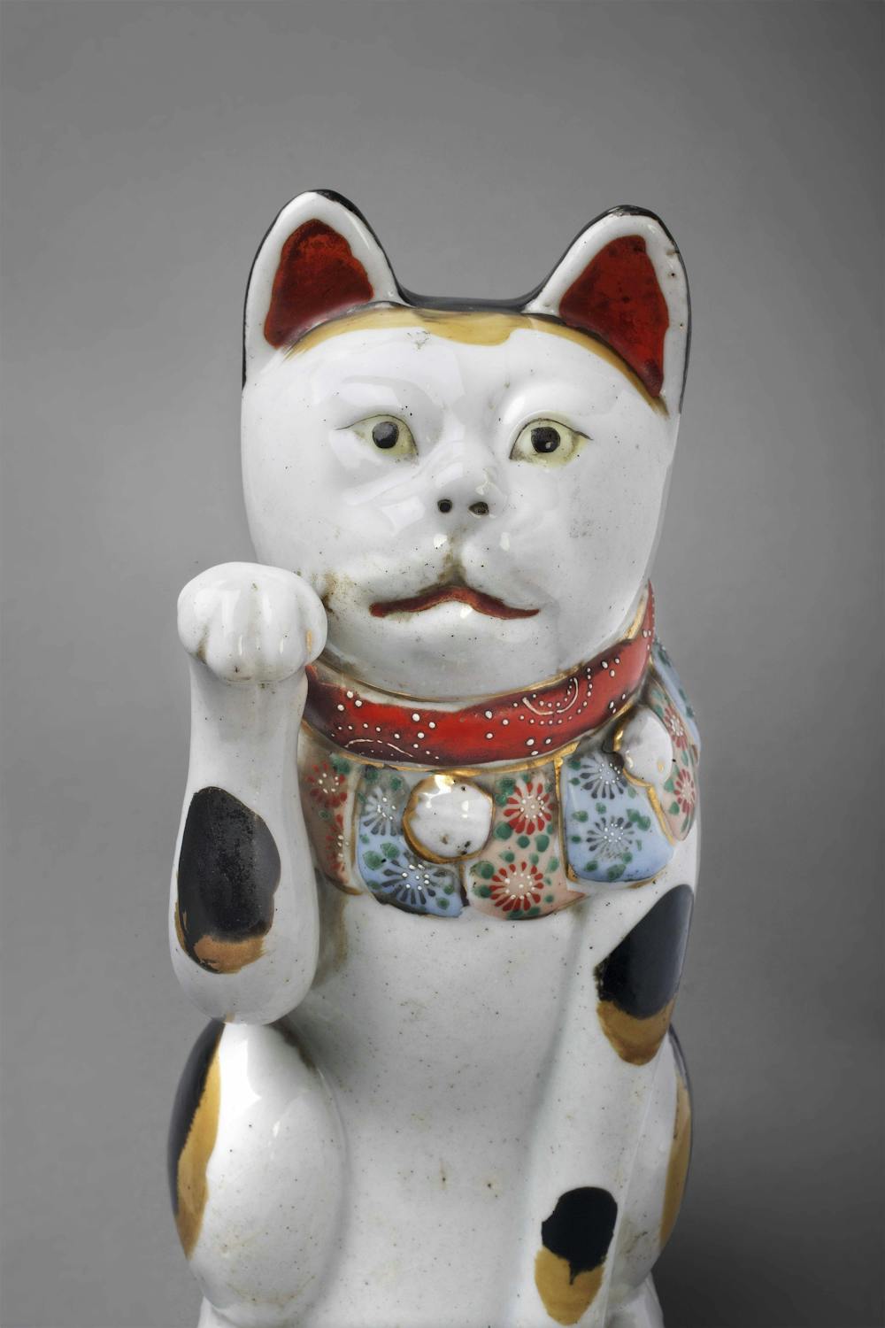  UNBOSTEN Maneki Neko Chinese Waving Arm Fortune Cat Cute  Ceramic Lucky Cats Feng Shui Good Luck Cat,Home Decoration, Store Opening  Feng Shui Lucky Cat.-D