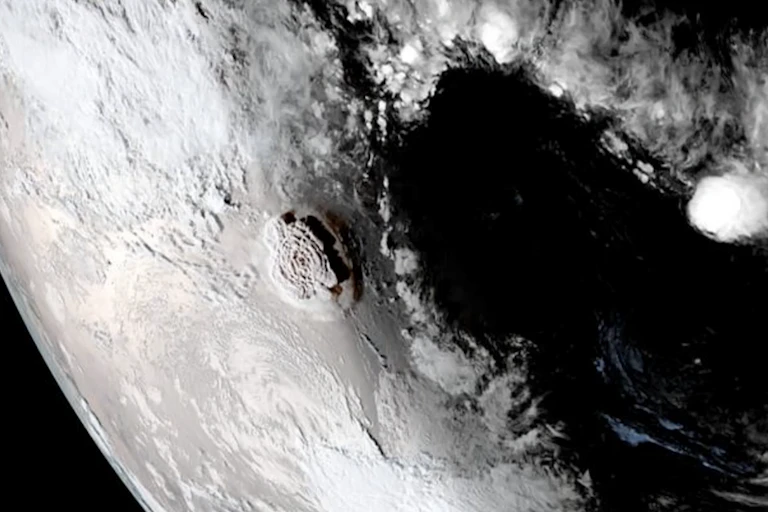 Eruption from space