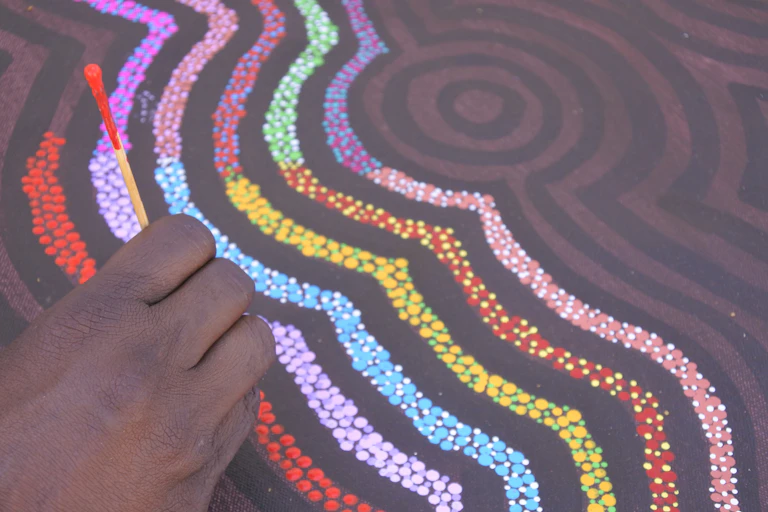 Dot painting