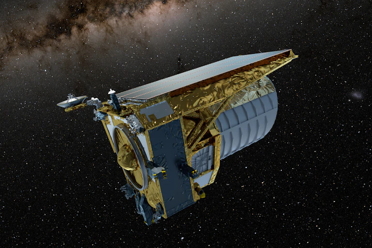 Artist's impression of the Euclid spacecraft