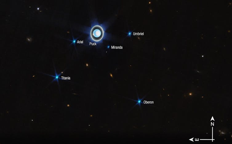 El planeta que rota de lado: así nos muestra a Urano el telescopio espacial James Webb