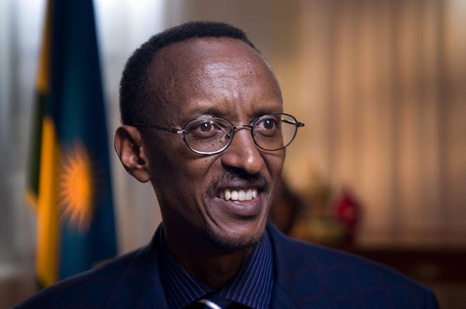 Le )résident rwandais Paul Kagamé.