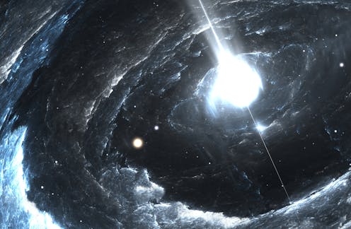 Flip-flopping magnetic fields hint at a solution for puzzling fast radio bursts from space