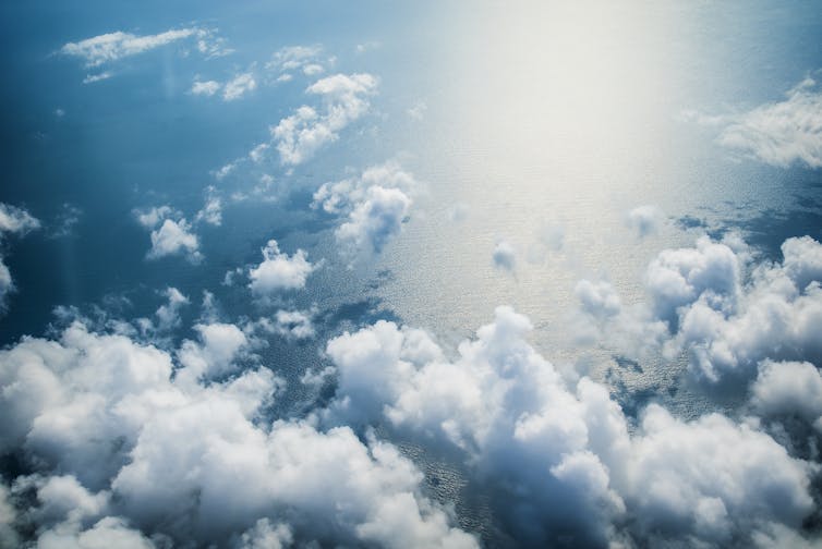 Clouds over ocean