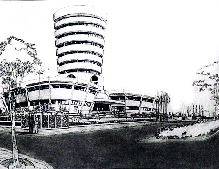 رسم اقتراح معماري.