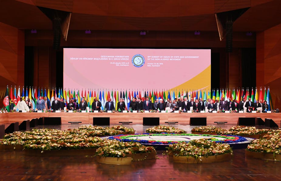 Dirigeants des pays non-alignés réunis pour un sommet à Bakou