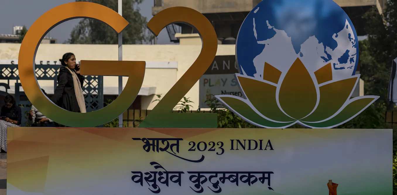 एयरफोर्स G-20 झंडा लहराया