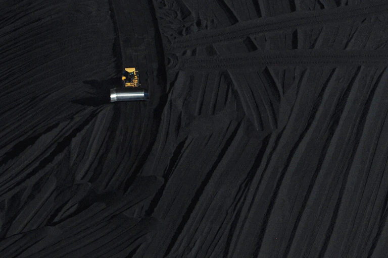 vehicle in coal mine