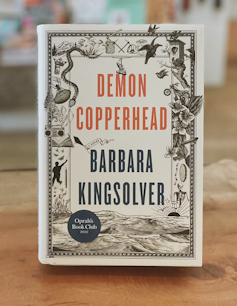Book cover of 'Demon Copperhead.'