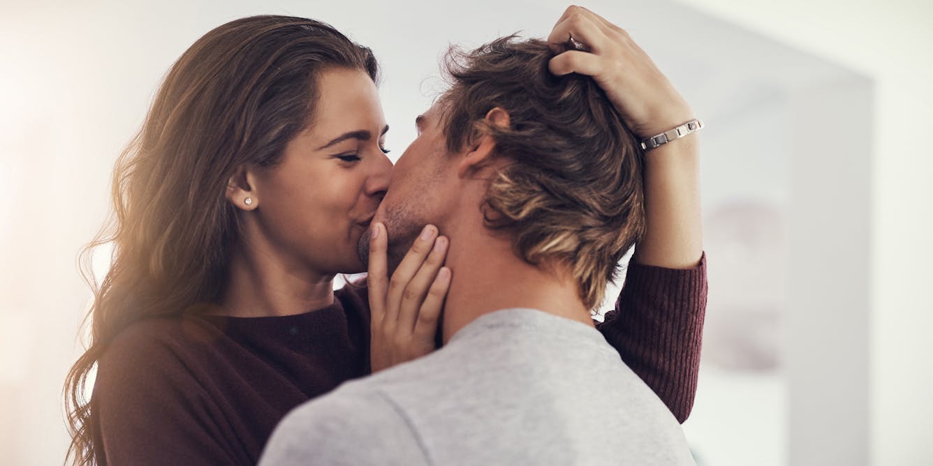 The reasons humans started kissing