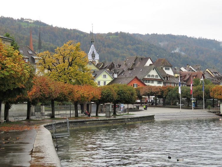 Lake view in Zug, Switzlernad