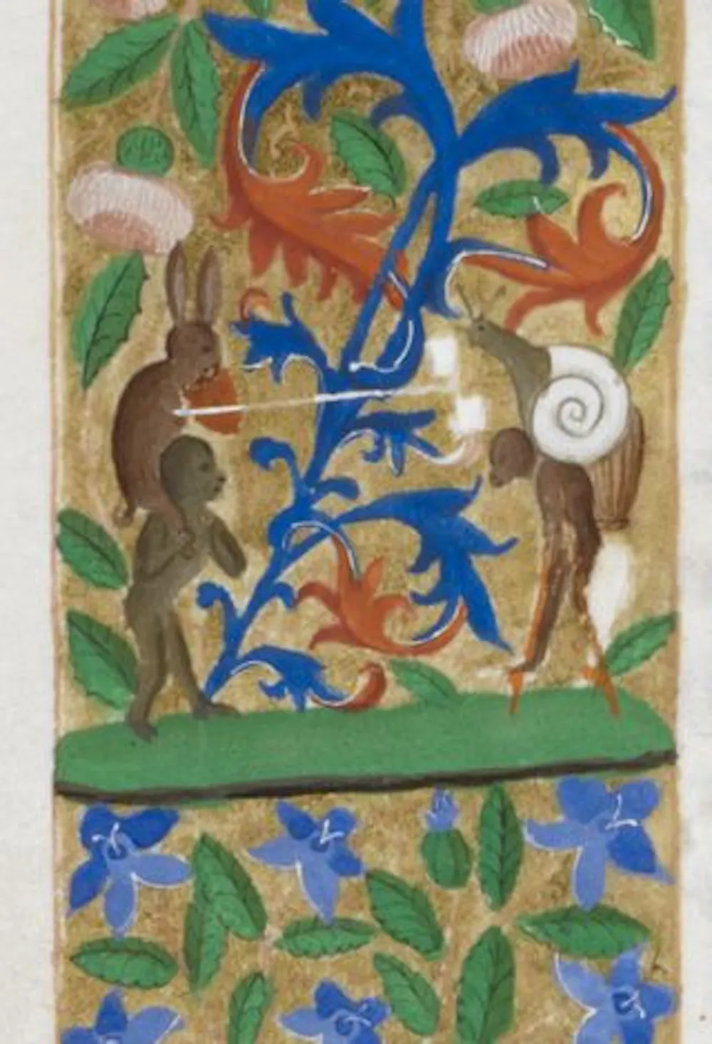 Why medieval manuscripts are full of doodles of snail fights