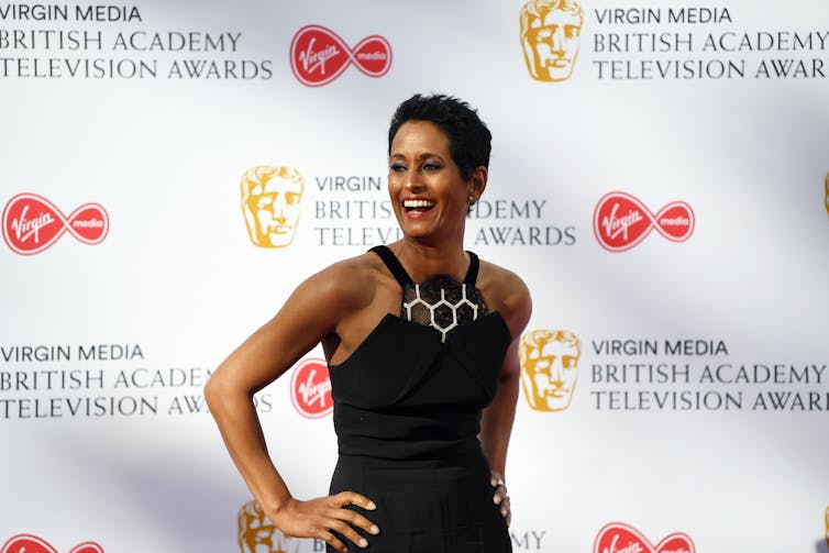 Naga Munchetty at the Virgin Media British Academy Television Awards in London in 2019.