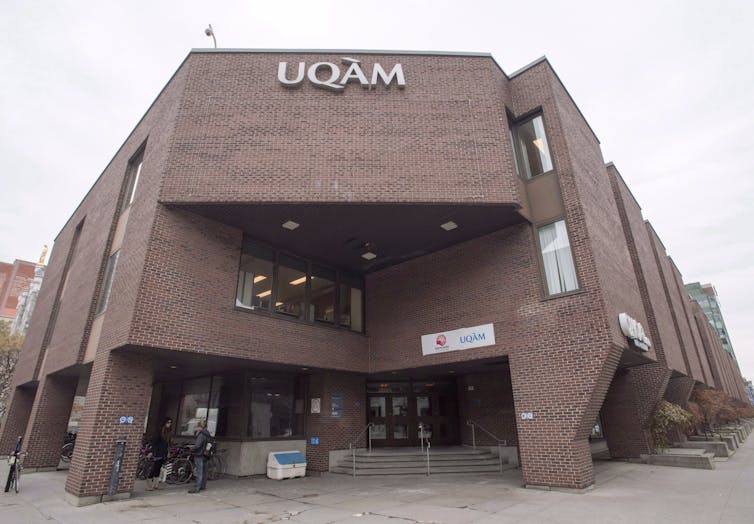 Exterior of a building at UQAM