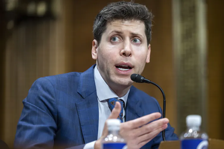 Sam Altman testifies before Congress.