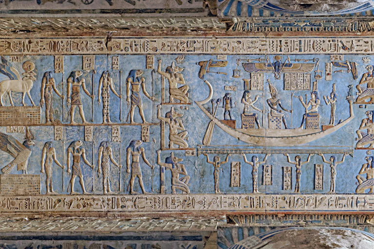 temple hieroglyphics