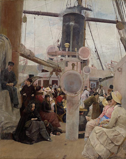 reading the 19th century diaries of girls migrating to Australia