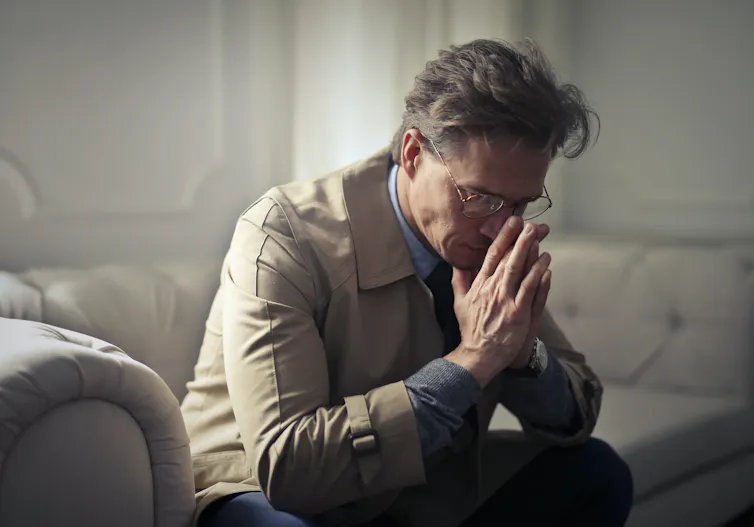 Homme fatigué