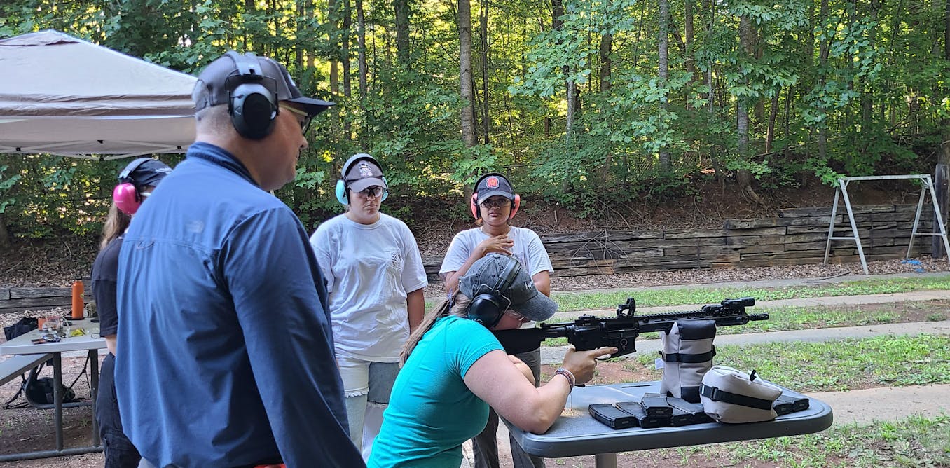 Taking students to the range to learn about gun culture firsthand