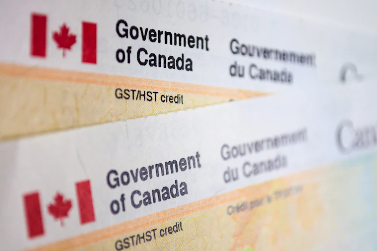 GST/HST credit check from the Government of Canada.