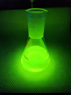 fiole de colorant photoluminescent