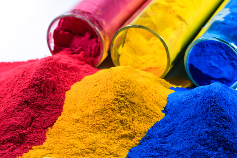 des pigments