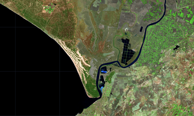 Las imágenes de satélite muestran que la sobreexplotación del acuífero está secando Doñana