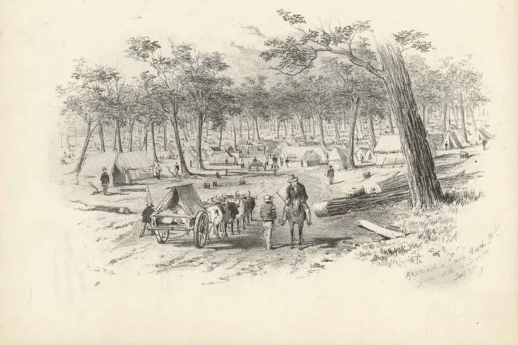 diggings gold rush bendigo