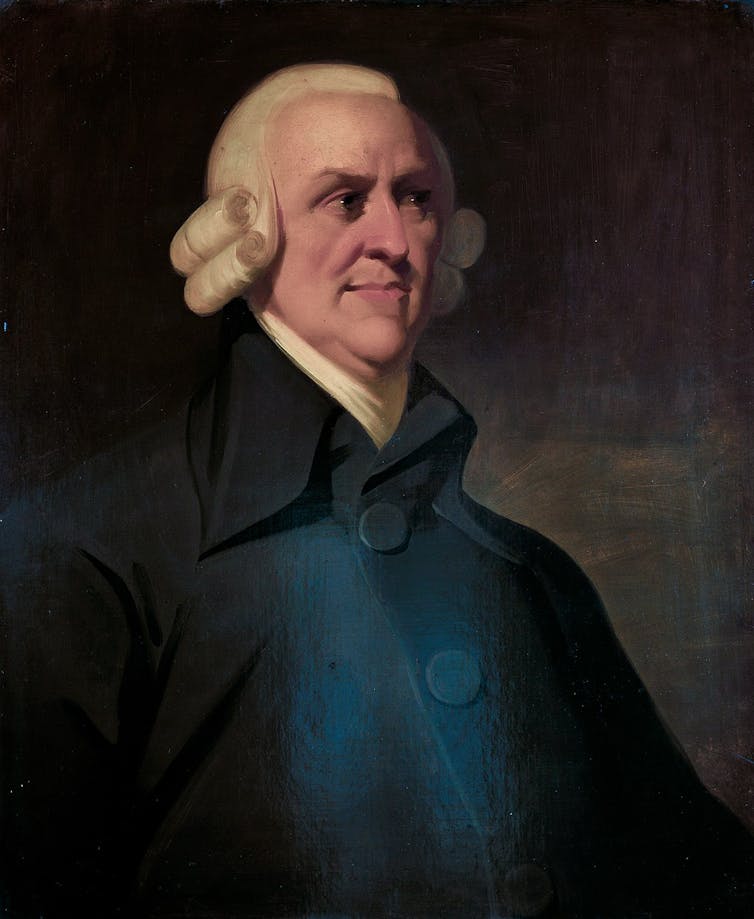 A historical portrait painting of a man.