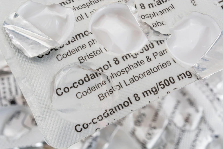 Co-codamol blister packs