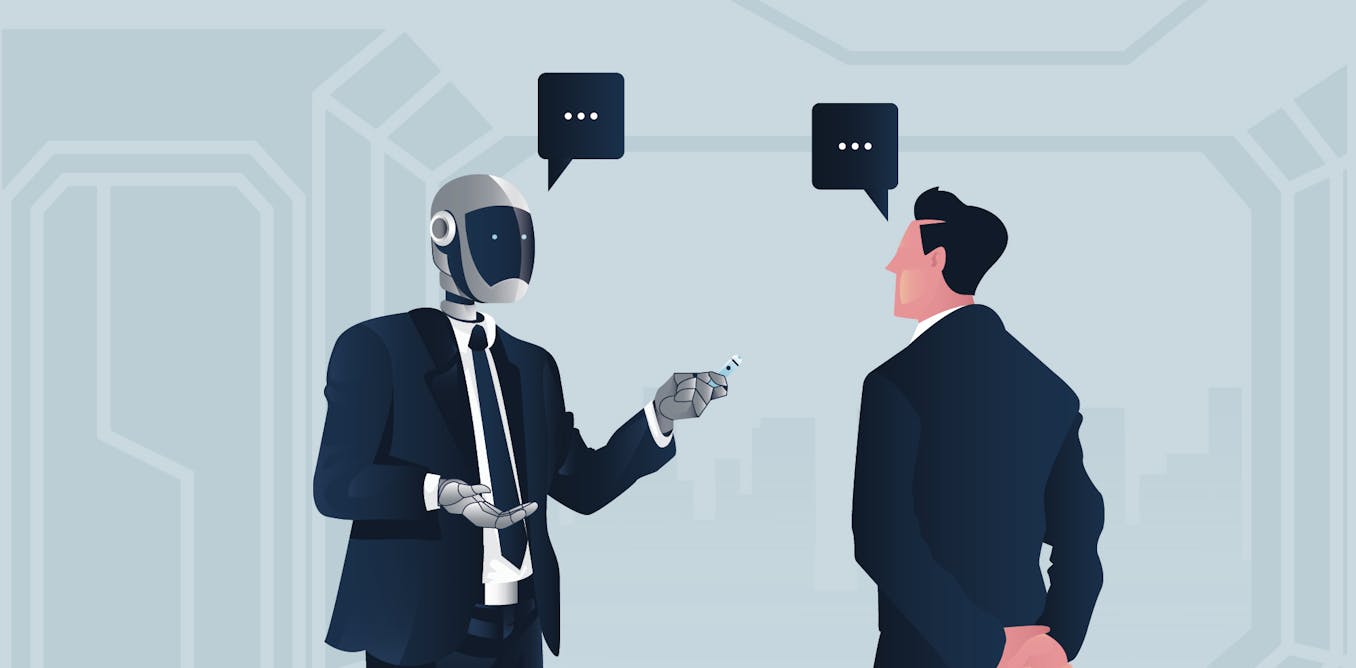 Are you part robot? A linguistic anthropologist explains how humans are like ChatGPT – both recycle language