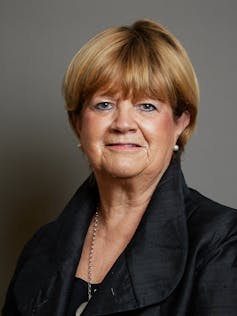 A portrait photo of Baroness Hallett.