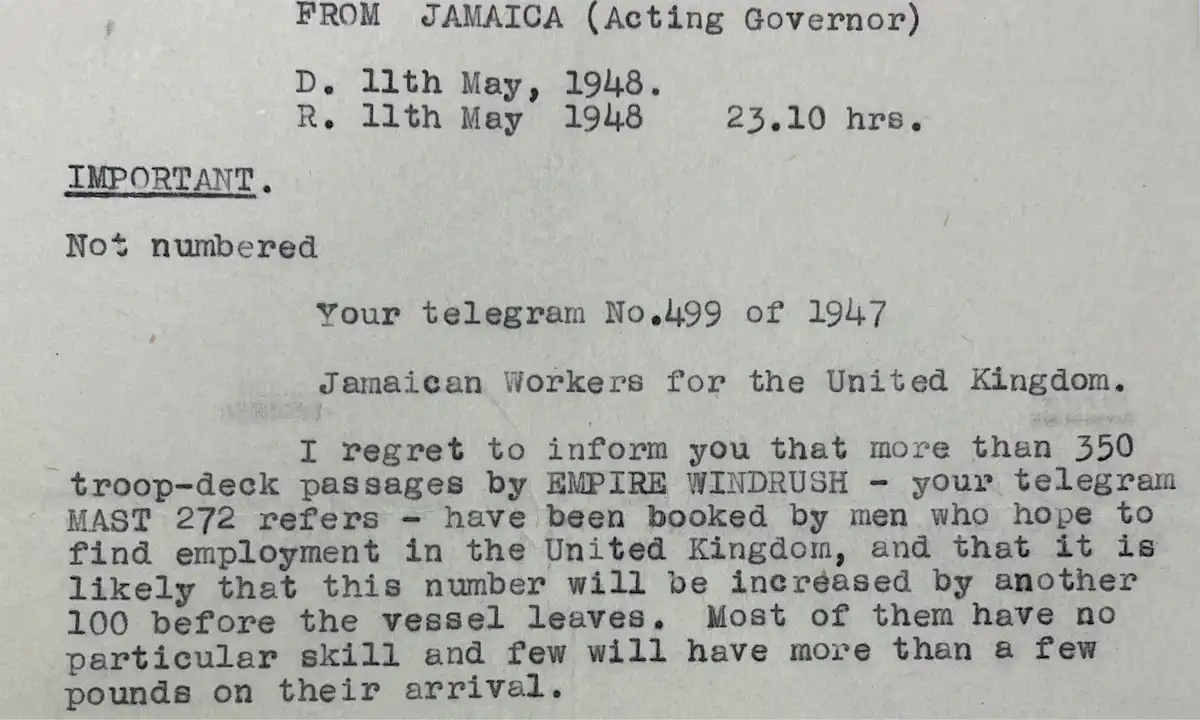Unravelling the Windrush myth: the confidential government ...