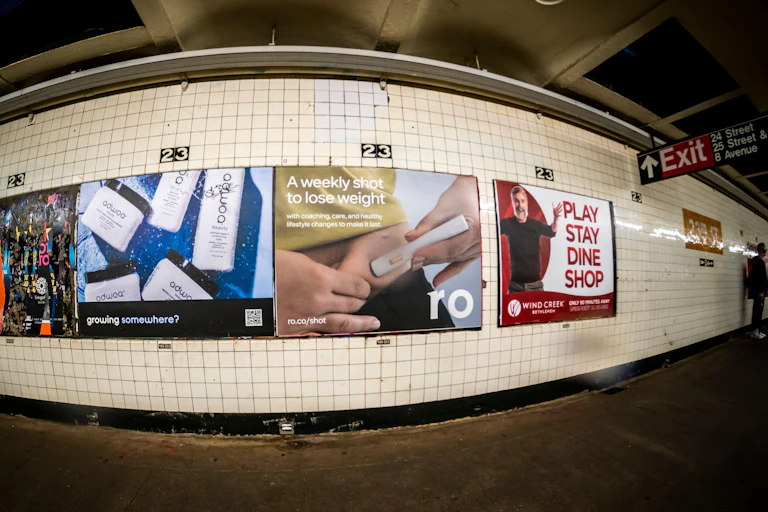 An advert for non-branded semaglutide