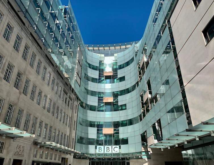BBC New Broadcasting House in London.