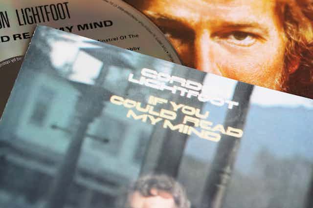 images of Gordon Lightfoot's album covers including If You Could Read My Mind