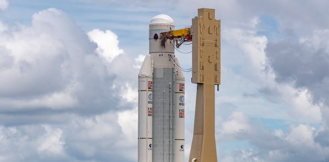 Ostatni start Ariane 5 wyniósł na orbitę wojskowego satelitę komunikacyjnego Syracuse 4B Ostatni start Ariane 5 wyniósł na orbitę wojskowego satelitę komunikacyjnego Syracuse 4B