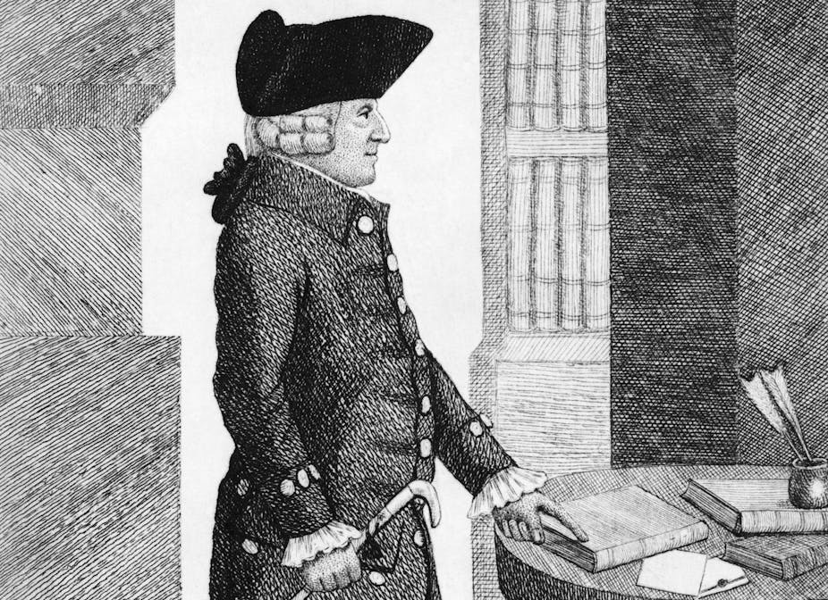 Portrait of Adam Smith by John Kay, 1790