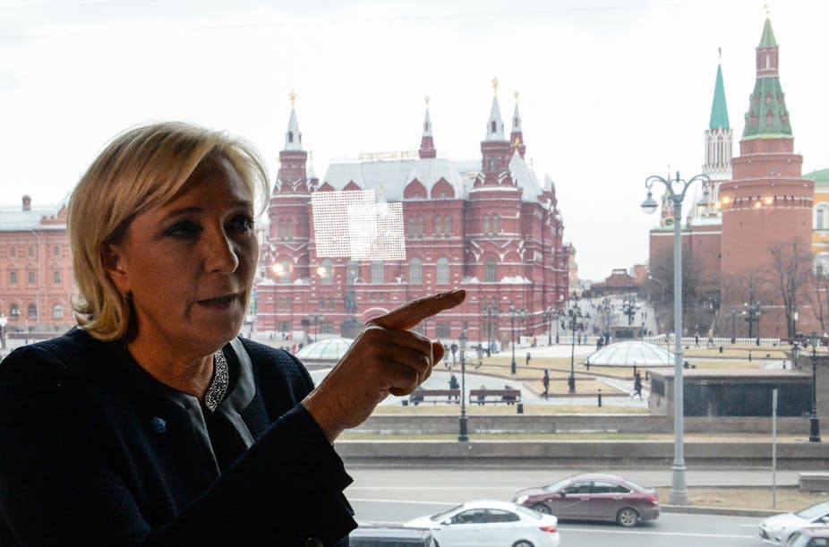 Marine Le Pen sur la Place Rouge à Moscou