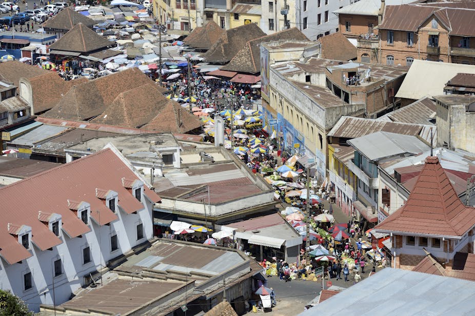 Madagascar, Antananarivo, cityscape