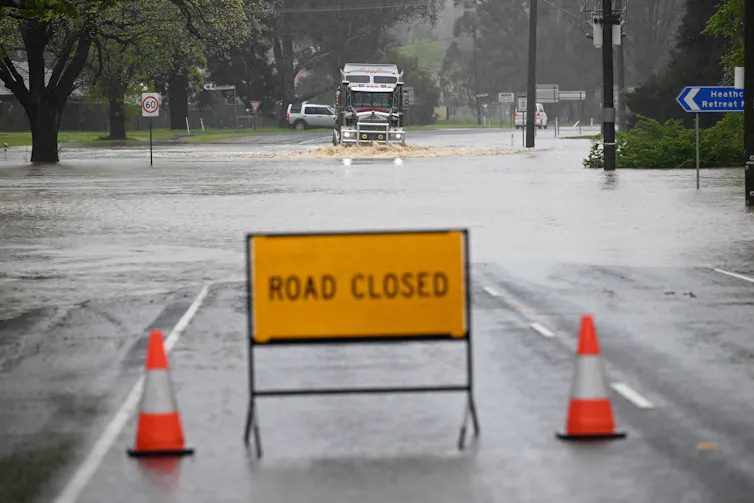 truck floods